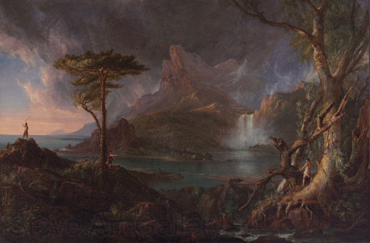 Thomas Cole A Wild Scene (mk13) Norge oil painting art